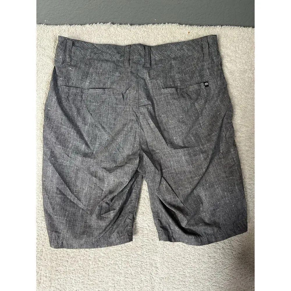 Travis Matthew Golf Short Men's Size 32 Performance Stretch Gray